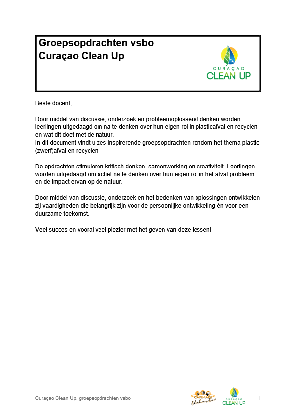 groepsopdrachten vsbo